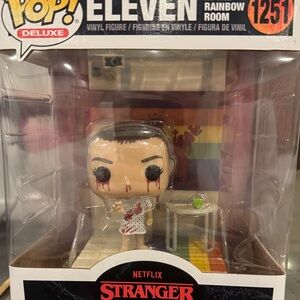 Funko Pop Deluxe Eleven with Rainbow Room Backdrop
